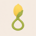 2 in 1 Bijtring & Rammelaar - LEMON