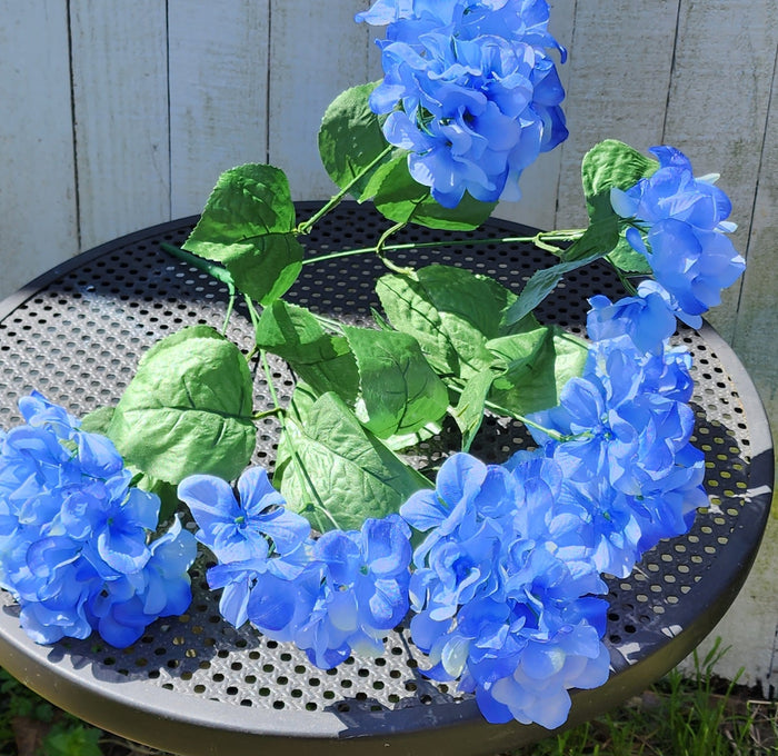 20" Silk Hydrangea Bush x7