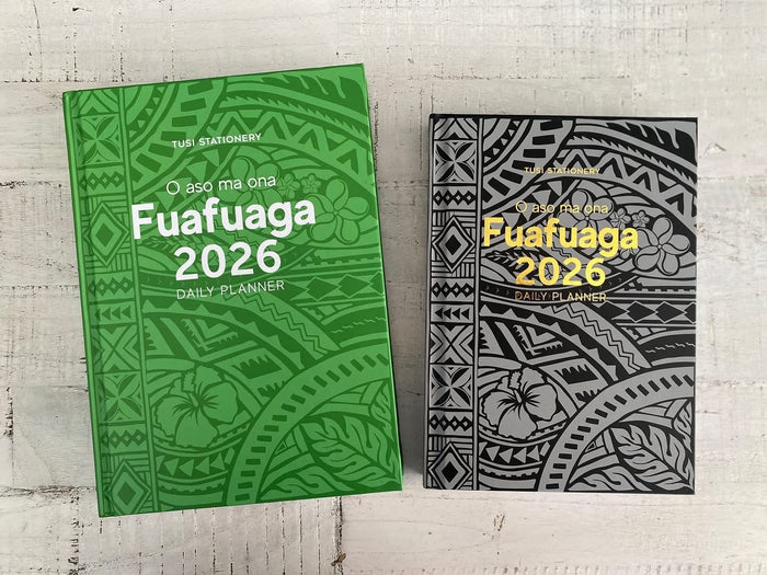 2026 O Aso Ma Ona Fuafuaga Diary B5 - DATED (Green)