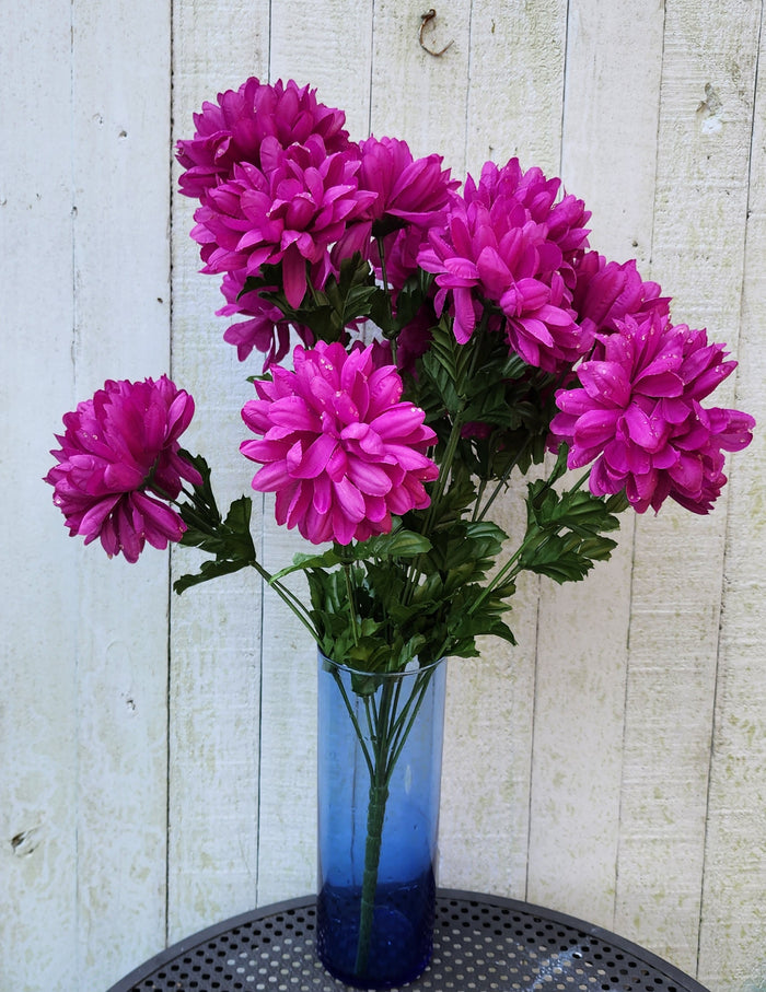 24" Purple Mum Bush x18