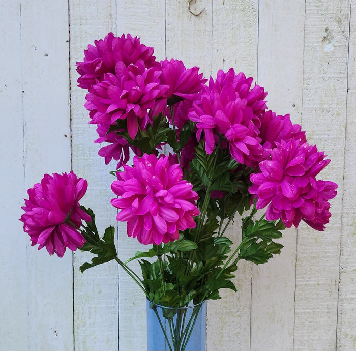 24" Purple Mum Bush x18