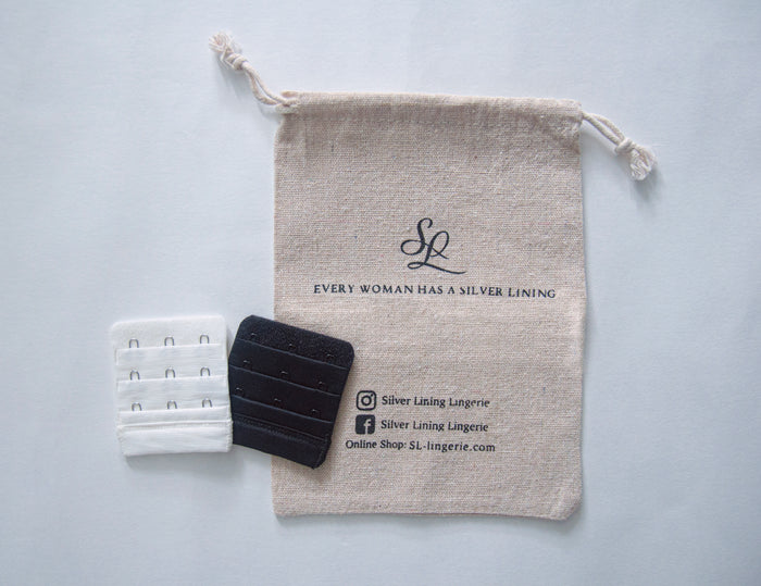 2pack 3 Hooks Bra Extenders | Silver Lining Lingerie