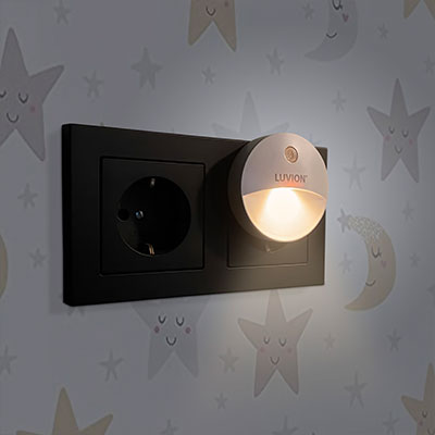 2X LED NACHTLAMPJES STOPCONTACT