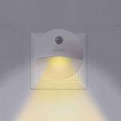 2X LED NACHTLAMPJES STOPCONTACT