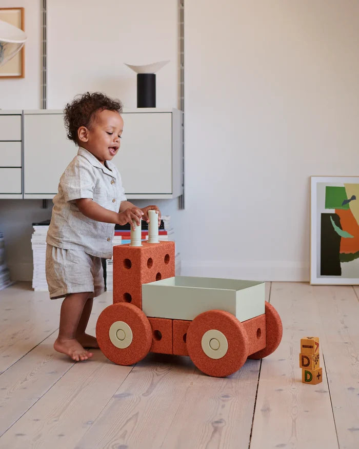 3-IN-1 BABY WALKER - Bunt Orange