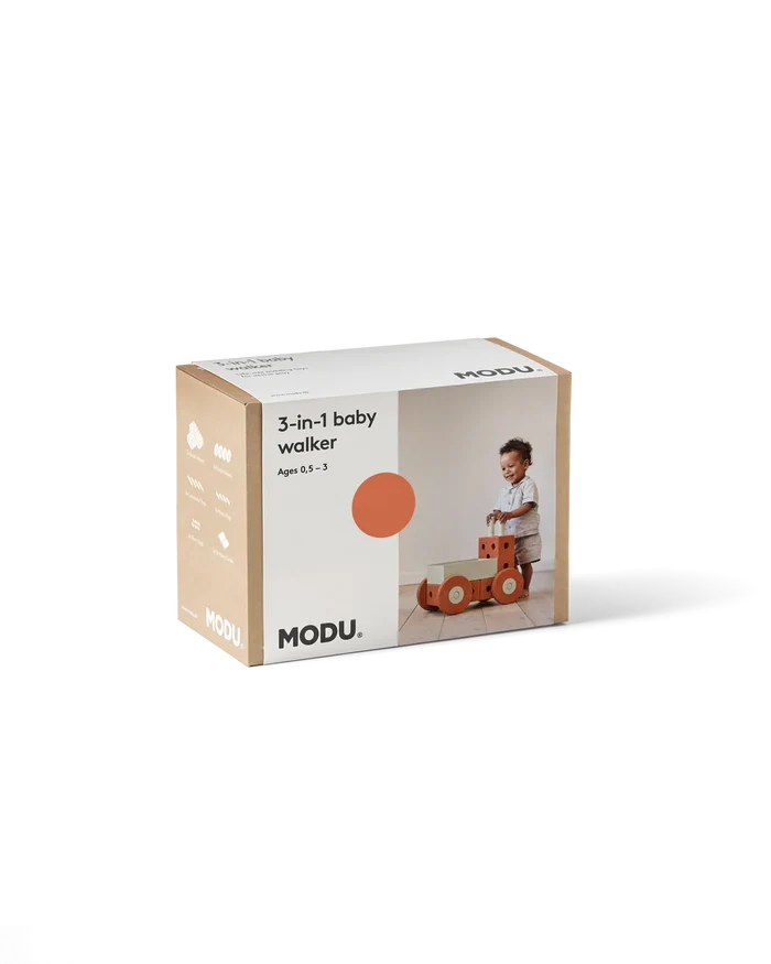 3-IN-1 BABY WALKER - Bunt Orange