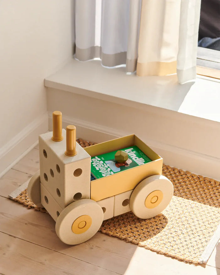 3-IN-1 BABY WALKER - Sand Grey / Honey Yellow