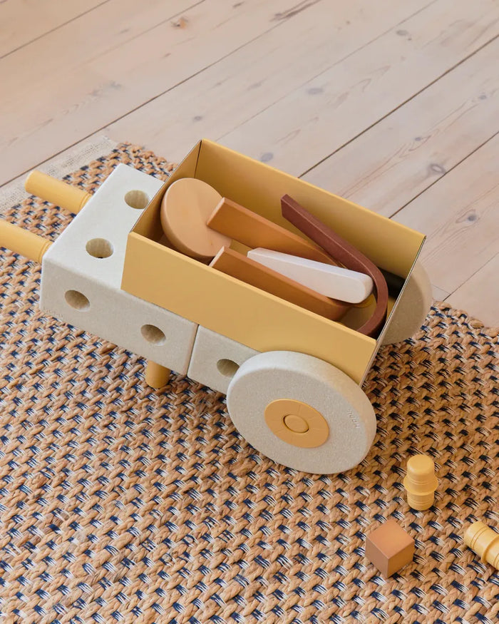 3-IN-1 BABY WALKER - Sand Grey / Honey Yellow