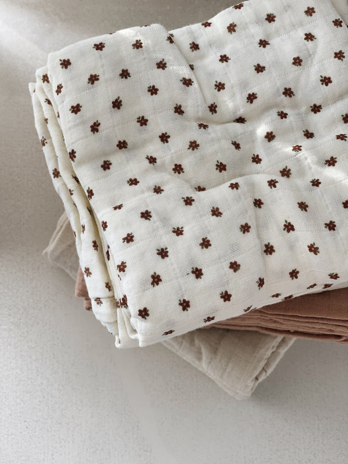 3 PACK MUSLIN CLOTH - Bloom
