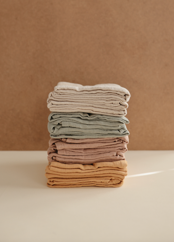 3 PACK MUSLIN CLOTH - Fall Yellow