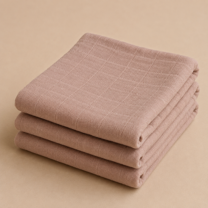 3 PACK MUSLIN CLOTH - natural