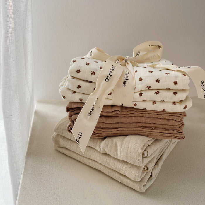 3 PACK MUSLIN CLOTH - natural