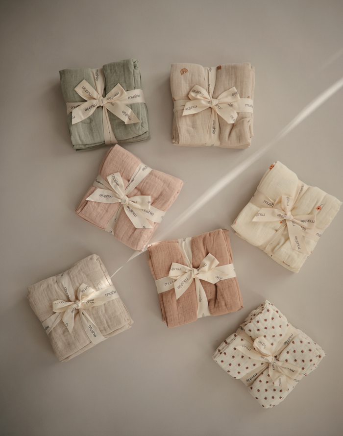 3 PACK MUSLIN CLOTH - natural