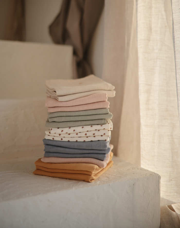 3 PACK MUSLIN CLOTH - natural