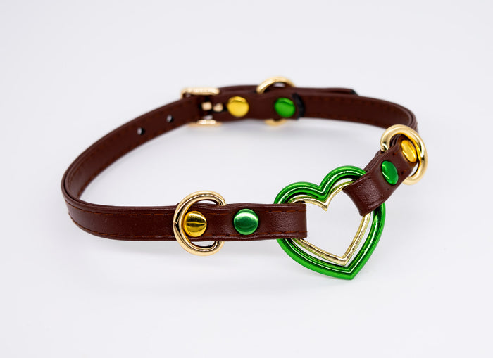 3/8" Faerie Lovers Vegan Leather Collar
