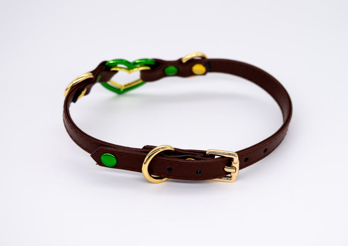 3/8" Faerie Lovers Vegan Leather Collar