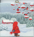 6" Ceramic Tile, Eva Melhuish Tomte watching Birds