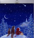 6" Ceramic Tile, Eva Melhuish Tomte with Fox