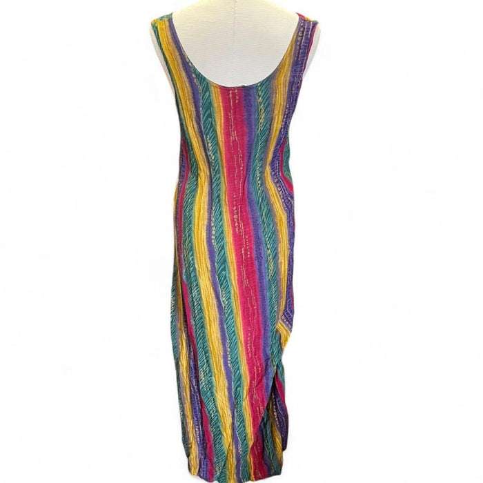 90s multicoloured maxi dress