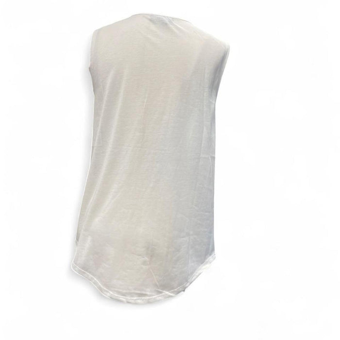 Abstract american flag print tank
