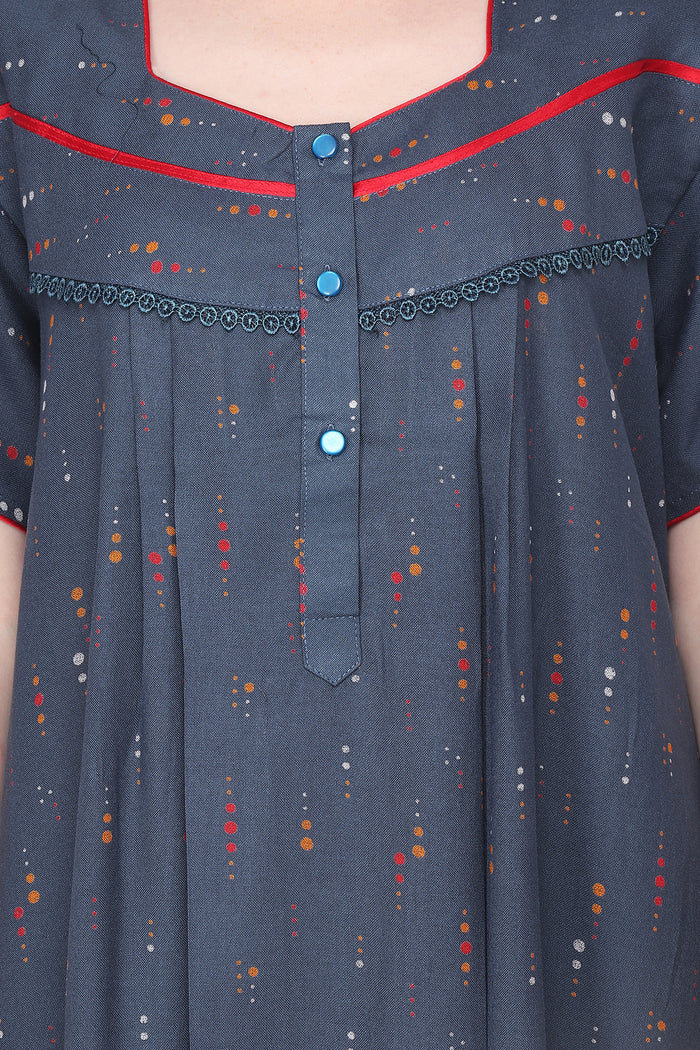 Adorable Lady's Night Gown/ Maxi