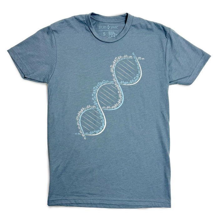 Adult Crew Neck - Cyclenetic Slate Blue Tee (S - 2XL) by STORY SPARK