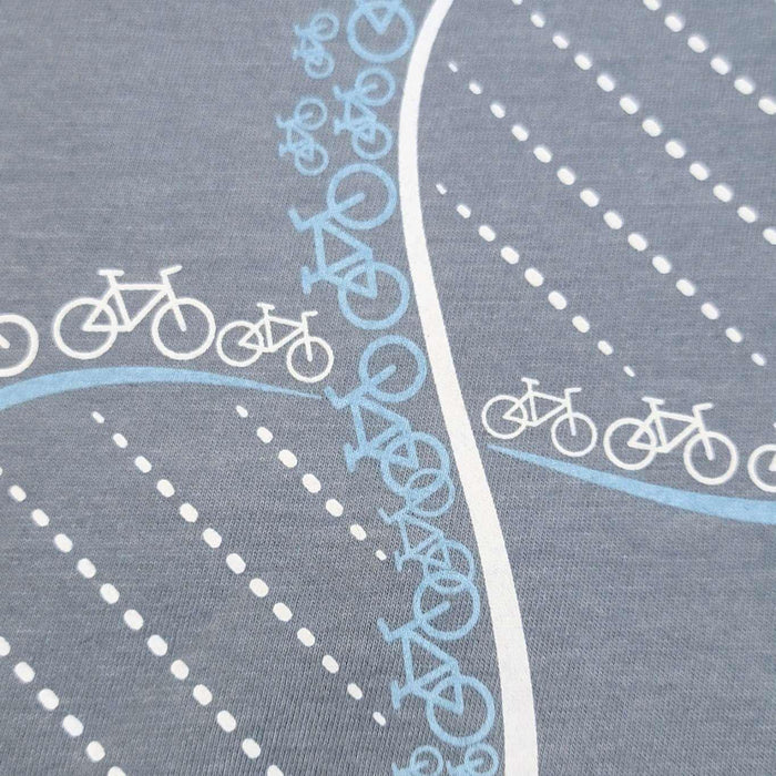Adult Crew Neck - Cyclenetic Slate Blue Tee (S - 2XL) by STORY SPARK