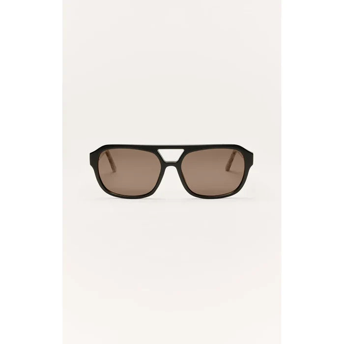 After Hour Polarized Sunglasses in Black Tort Brown