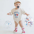 American Dude Short Sleeve Romper
