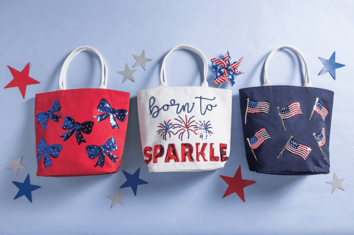 Americana Sparkle Tote