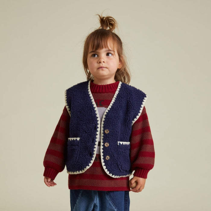 Amos Midnight Folk Gilet