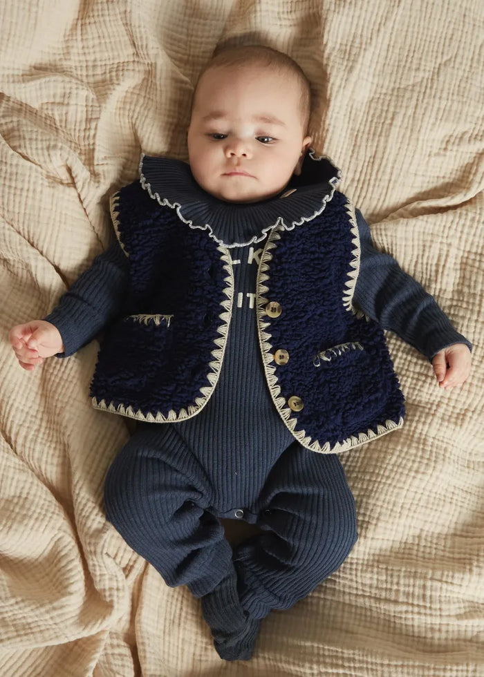Amos Midnight Folk Gilet