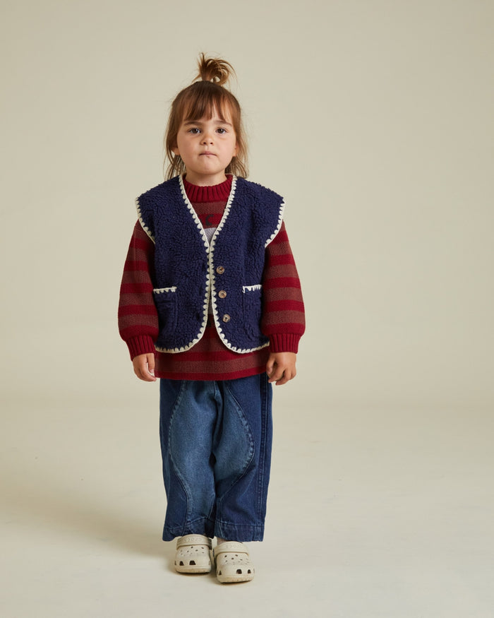 Amos Midnight Folk Gilet