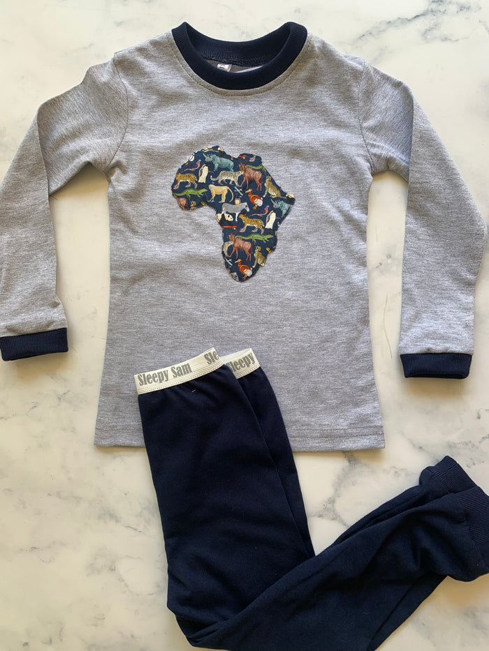 Animal Africa Long Pyjamas - Love Sam