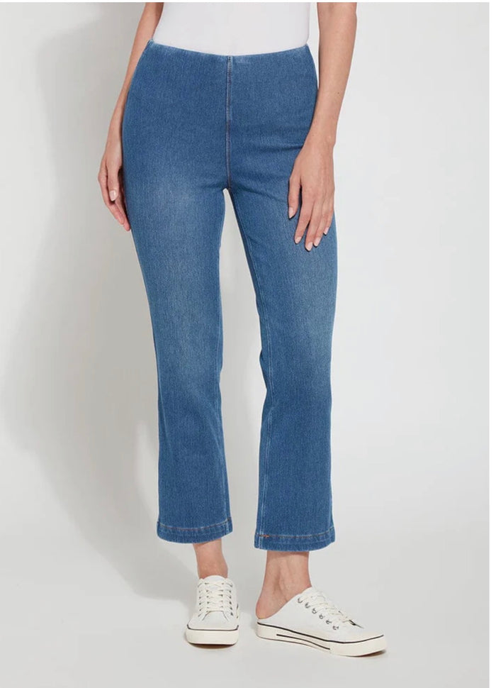 Ankle Denim Baby Bootcut (27" Inseam) - Mid Wash