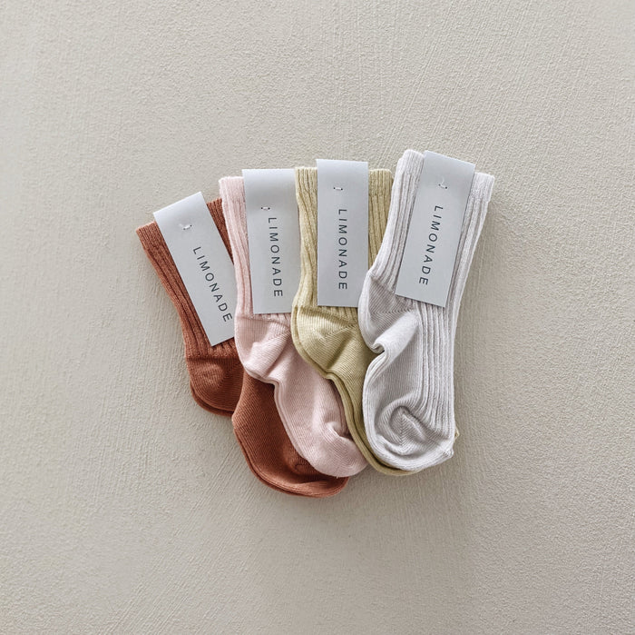 ANKLE SOCKS - terracotta
