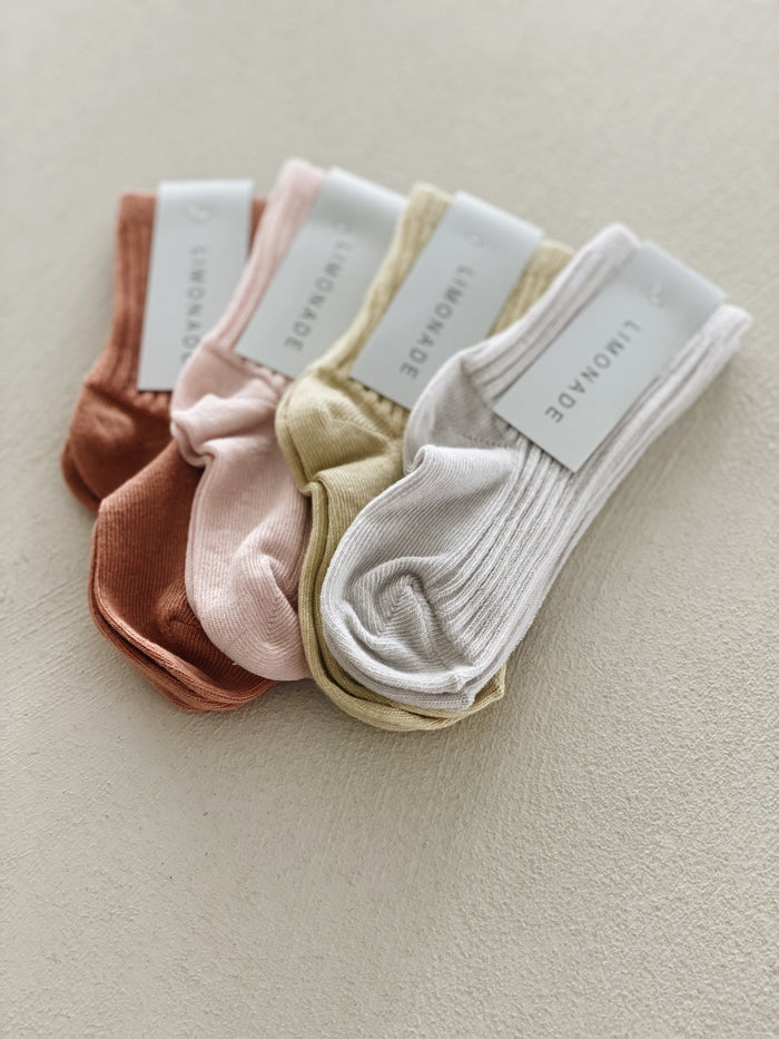 ANKLE SOCKS - terracotta
