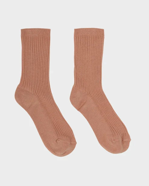ANKLE SOCKS - terracotta