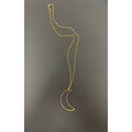 April Martin Hammered Crescent Necklace