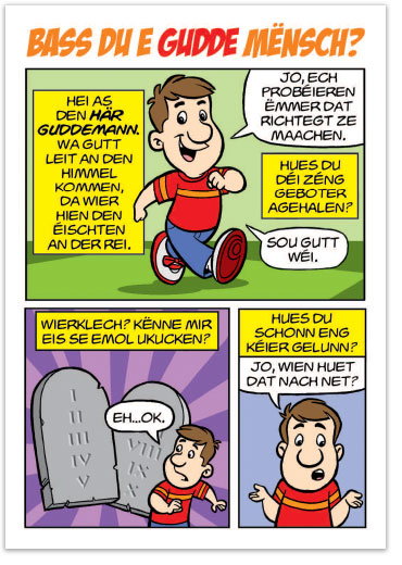 Are You A Good Person? (Luxembourgish)