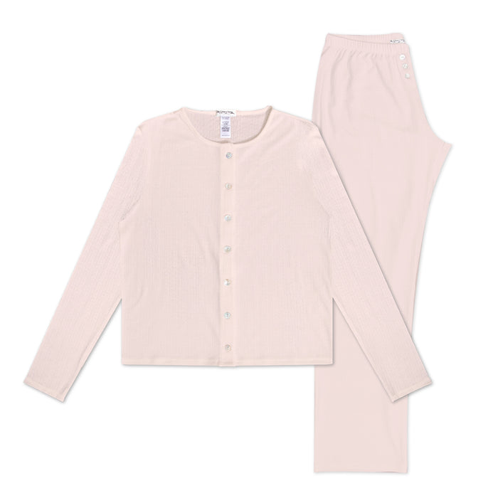 Aria Pointelle Pajama Set