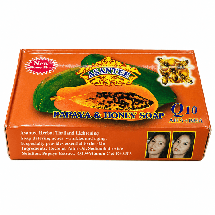 Asante papaya and Honey soap brighten & remove dark spots – Single Unit (Inventory Stock)