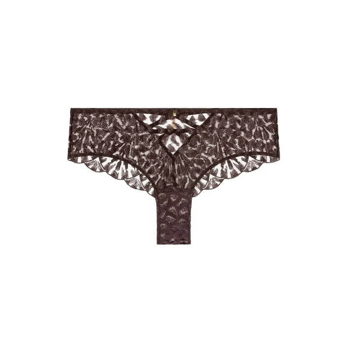 Aubade Crazy in Love Hipster Brief in Satin Brown - Romantiques