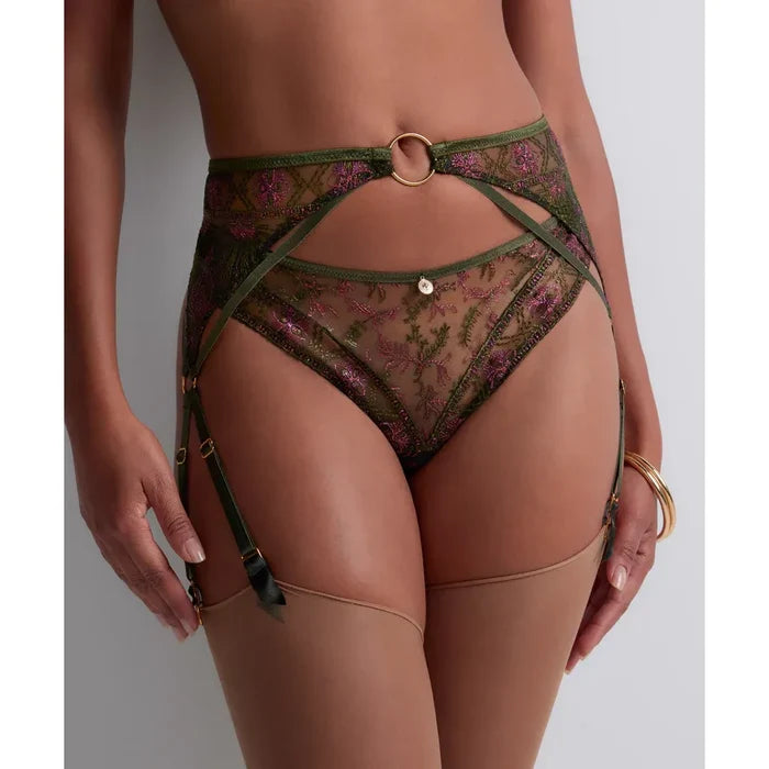 Aubade Sound of Heart Tanga in Dark Garden - Romantiques