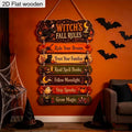 Autumn Halloween Wall Sign