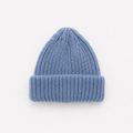 BABY BEANIE WOOL - BLUE