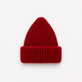 BABY BEANIE WOOL - RED