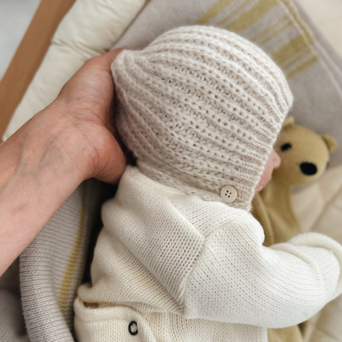 BABY BONNET - TAN
