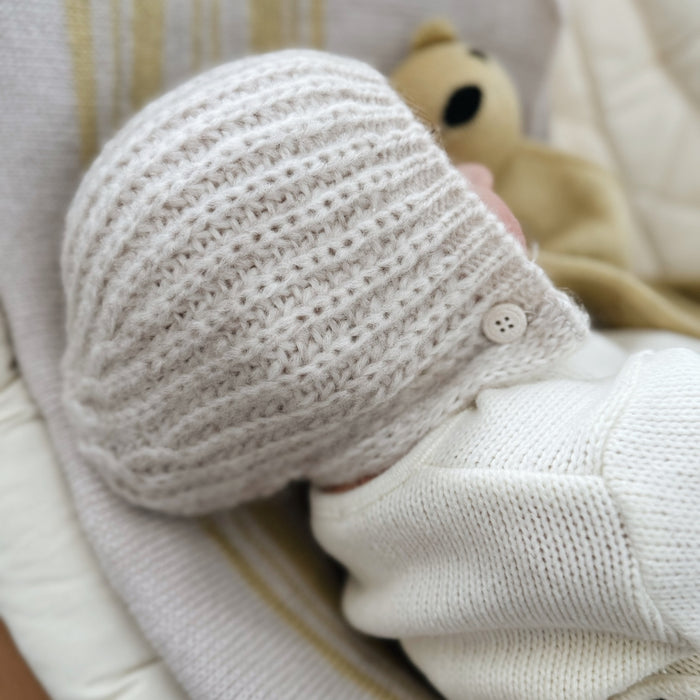 BABY BONNET - TAN