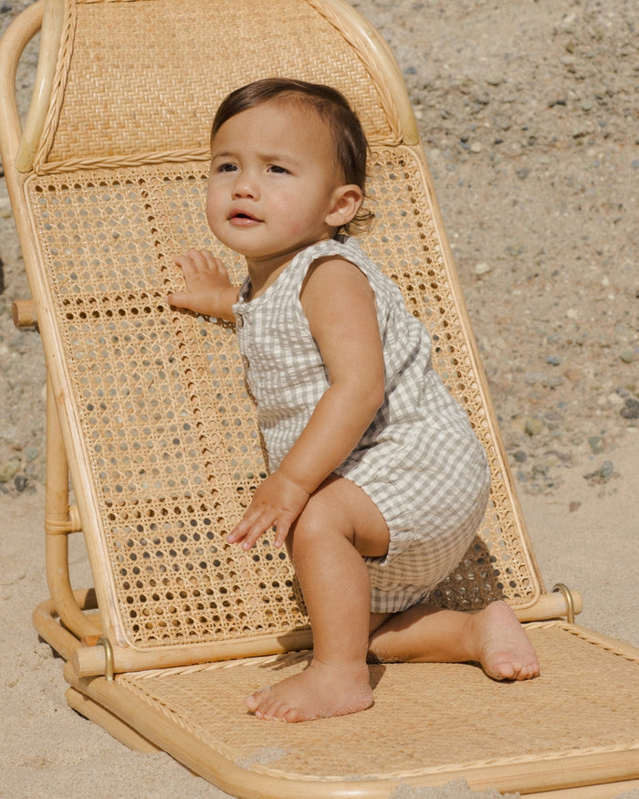 BABY TANK SET - EUCALYPTUS GINGHAM
